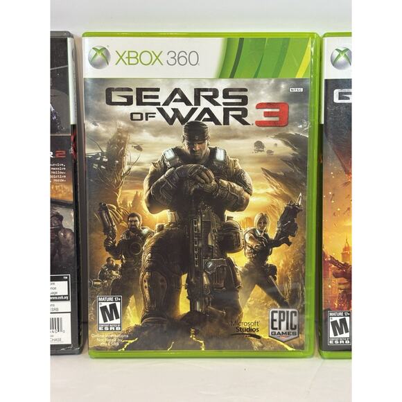 Gears Of War Triple, 3 And Judgement Xbox 360 Bundle Of 3 Games - Picture 14 of 16